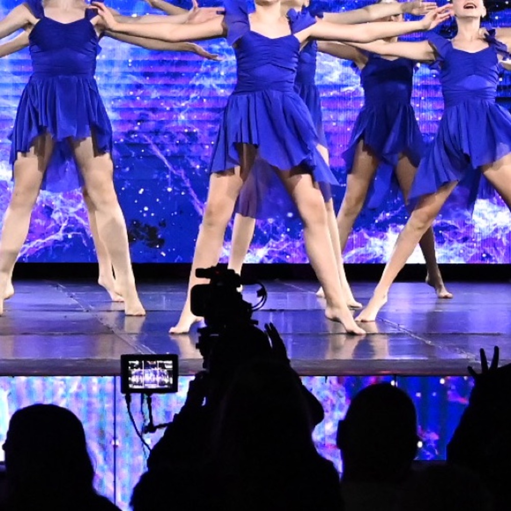 Weissman Blue lyrical contemporary Dance Costume